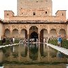 Granada - Il Cortile interno della Alhambra