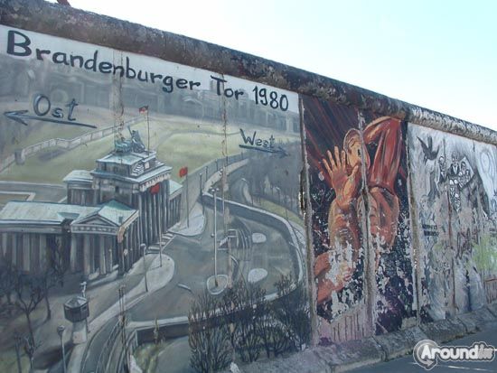 murales sul muro di berlino